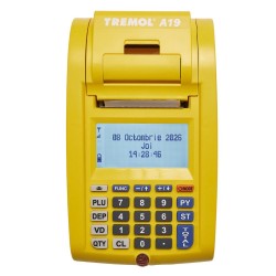 Casa de marcat Adpos A19 Plus (Tremol A19 Plus), Ethernet, USB, BT, GPRS, WiFI, cu acumulator, avizata, galbena
