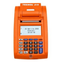 Casa de marcat Adpos A19 Plus (Tremol A19 Plus), Ethernet, USB, BT, GPRS, WiFI, cu acumulator, avizata, portocalie