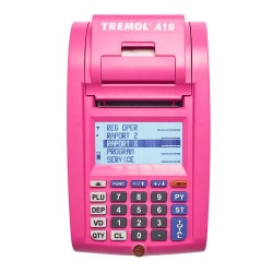 Casa de marcat Adpos A19 Plus (Tremol A19 Plus), Ethernet, USB, BT, GPRS, WiFI, cu acumulator, avizata, roz