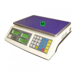 Cantar comercial ACS 30CB 15/30 Kg, 5/10g, verificat metrologic