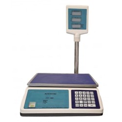 Cantar comercial ACS 30CP 15/30 Kg, 5/10g, cu brat, verificat metrologic