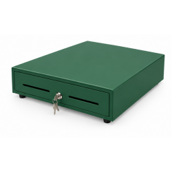 Sertar de bani Adpos HS360A-GREEN, 4B/8M, 6V, RJ11, verde (Șină Metalică)