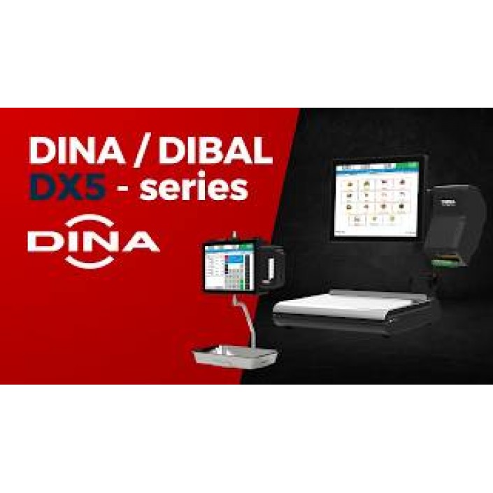 Cantar comercial Dina DX-5155 DB NEO UX 10+10in display cu etichetare